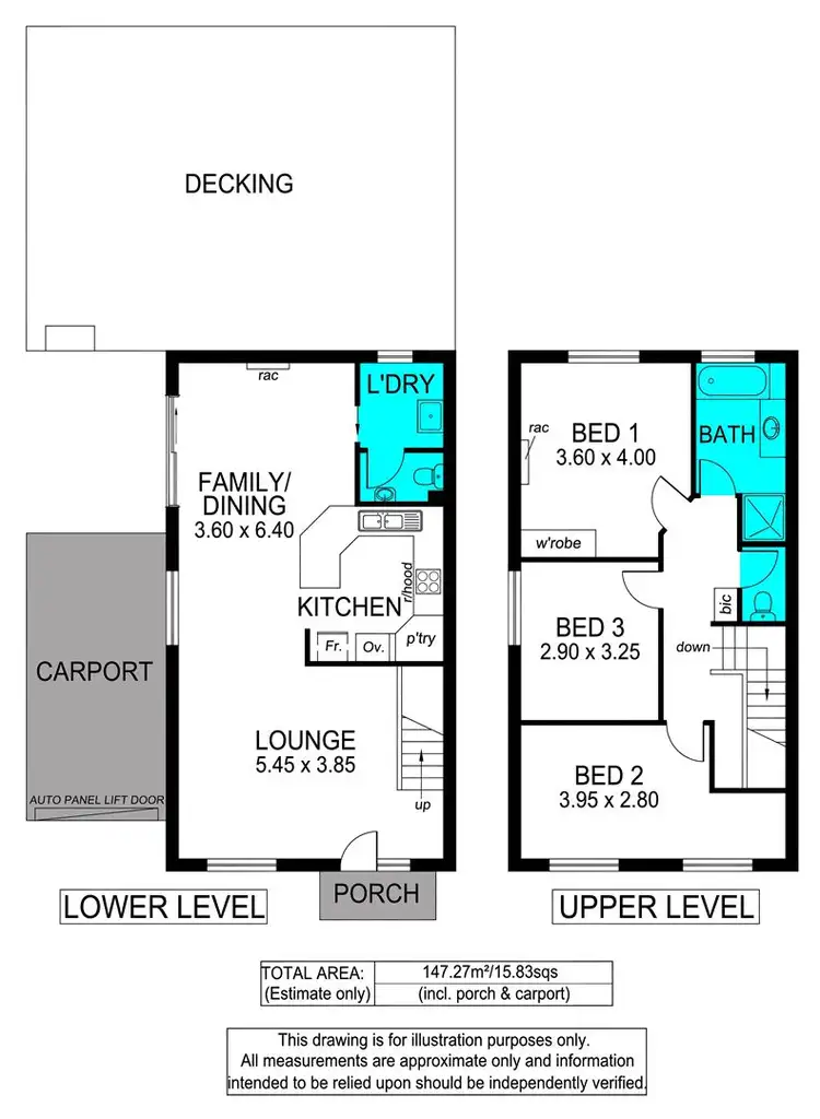 Floorplan of Homely townhouse listing, 3 St Vincents Close, Hallett Cove SA 5158
