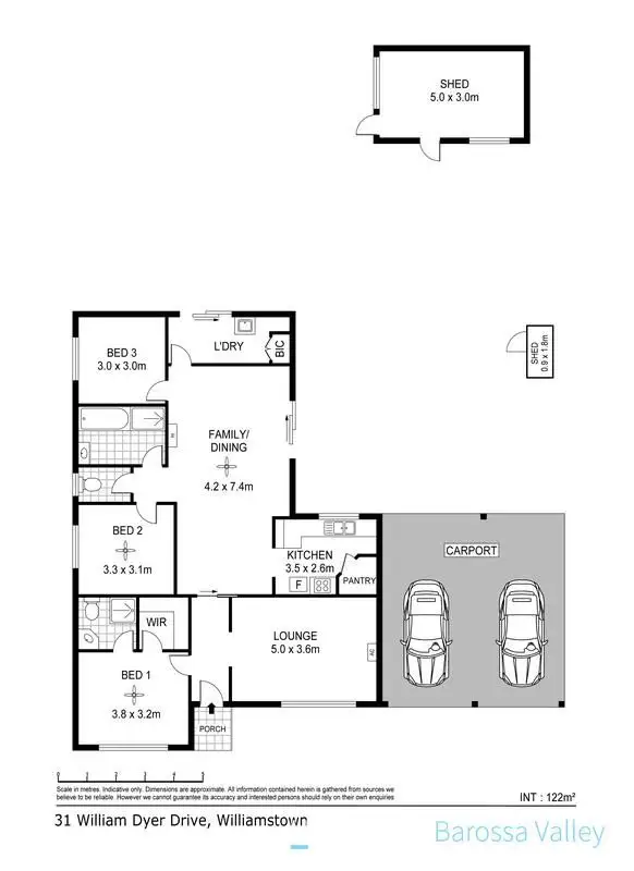 Floorplan of Homely house listing, 31 William Dyer Drive, Williamstown SA 5351