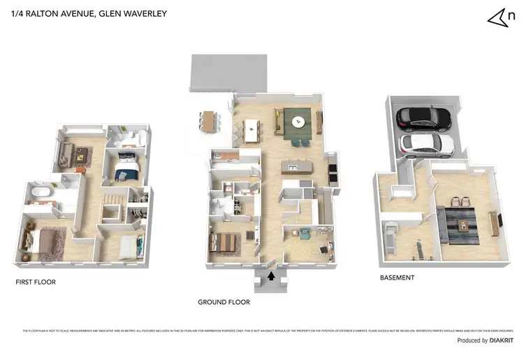 Floorplan of Homely townhouse listing, 1/4 Ralton Avenue, Glen Waverley VIC 3150
