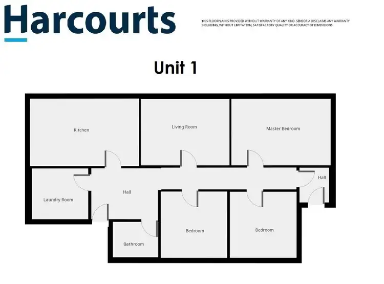 Floorplan of Homely block of units listing, 1 & 2/12 Cecil Street, Horsham VIC 3400