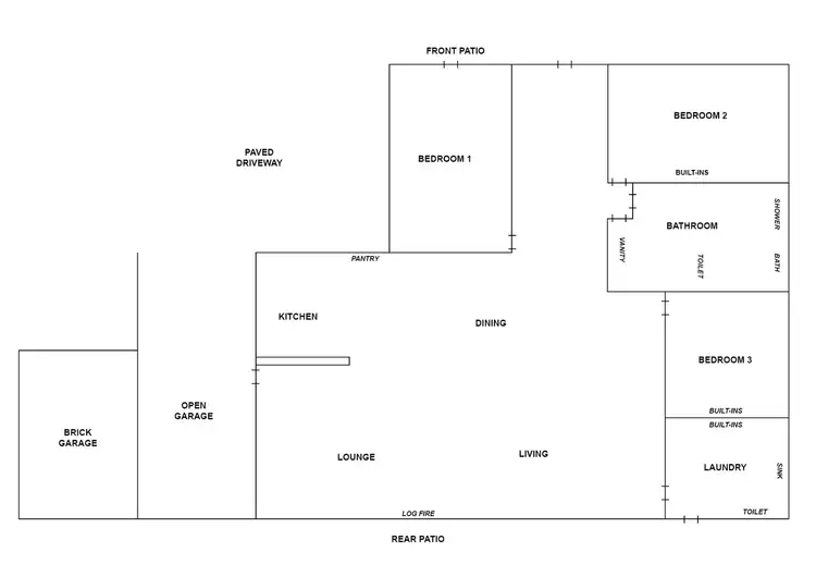 Floorplan of Homely house listing, 1A Lloyd Street, Narrabri NSW 2390