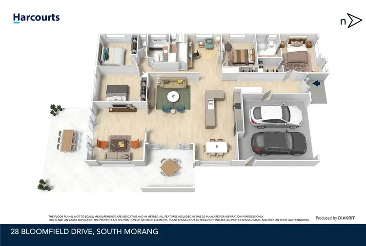 Floorplan of Homely house listing, 28 Bloomfield Drive, South Morang VIC 3752
