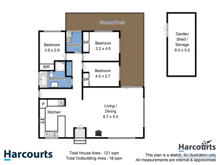 Floorplan of Homely house listing, 14 Hyssop Road, Margate TAS 7054