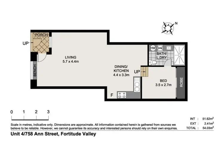 Floorplan of Homely apartment listing, 4/758 Ann St, Fortitude Valley QLD 4006