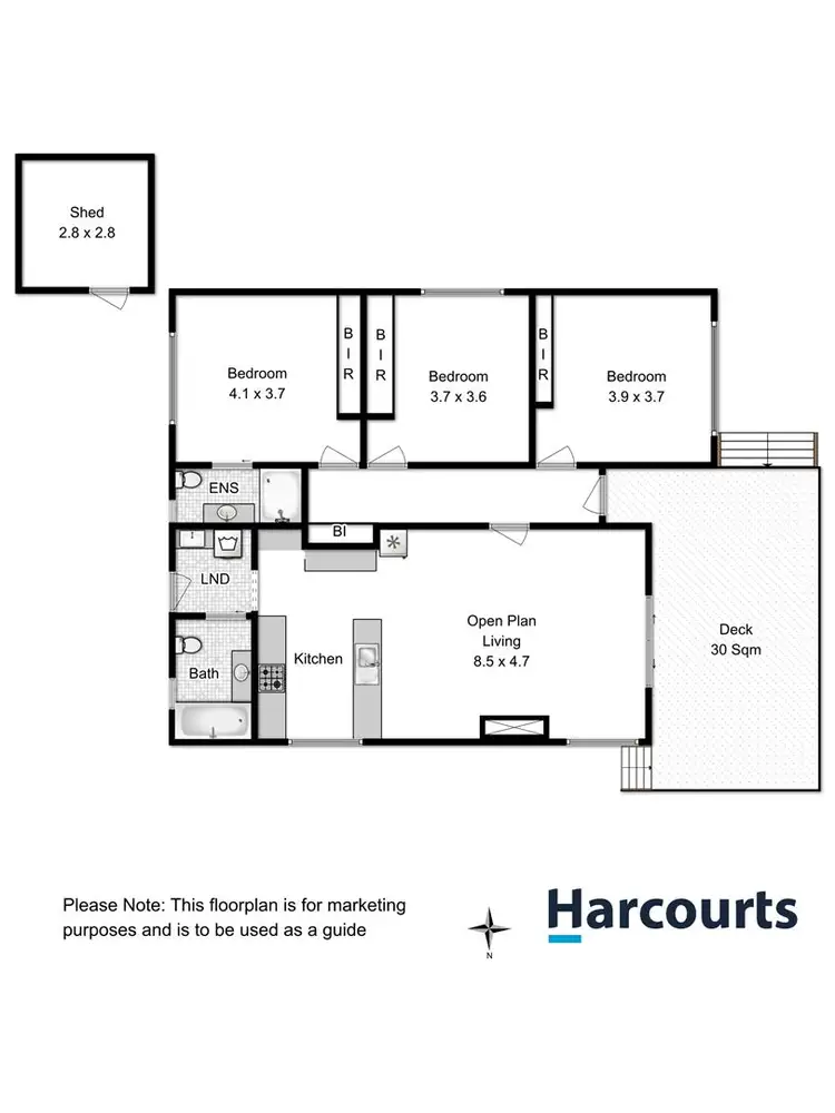 Floorplan of Homely house listing, 6 Alamein Avenue, Bellerive TAS 7018