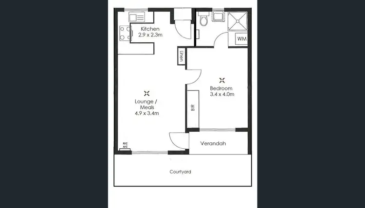 Floorplan of Homely block of units listing, 19 Myponga Terrace, Broadview SA 5083