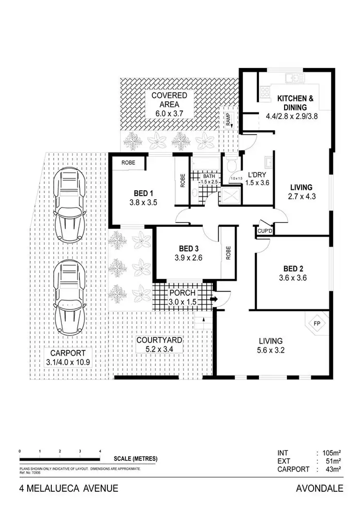 Floorplan of Homely house listing, 4 Melaleuca Avenue, Avondale NSW 2530