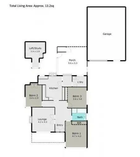 Floorplan of Homely house listing, 14 Edwards Street, Sebastopol VIC 3356