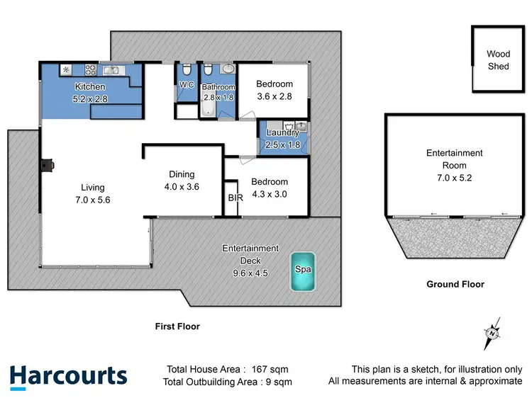 Floorplan of Homely house listing, 42 Huon View Road, Lower Longley TAS 7109