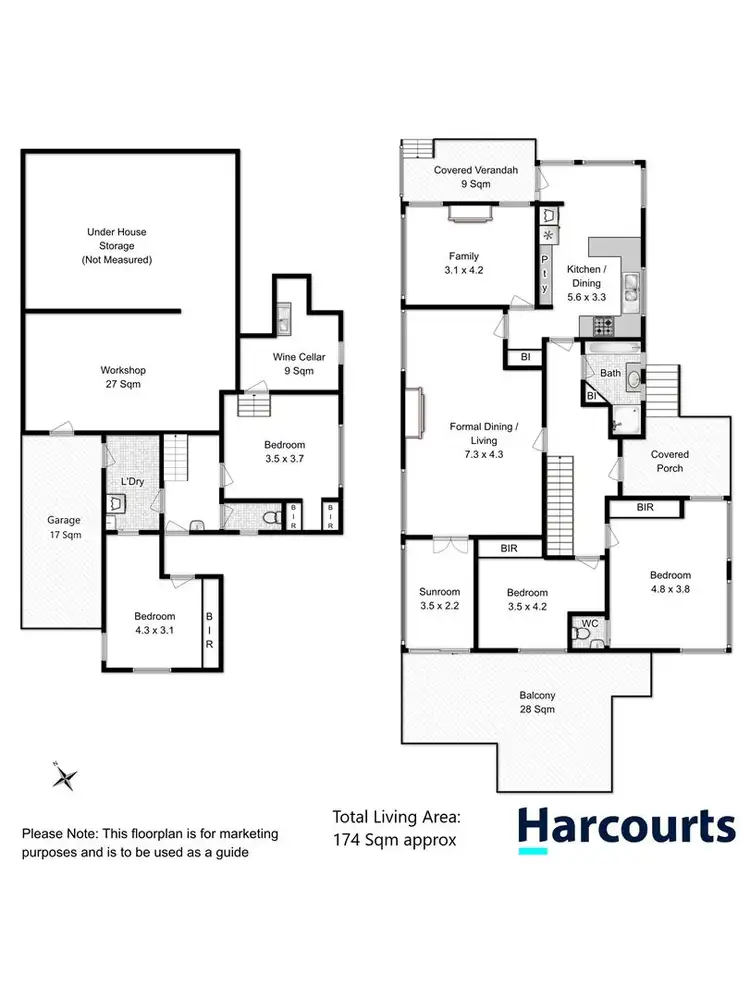 Floorplan of Homely house listing, 207 East Derwent Highway, Lindisfarne TAS 7015