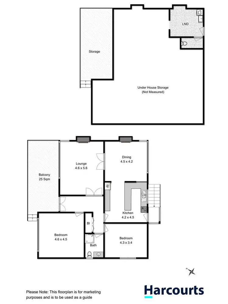 Floorplan of Homely house listing, 26 Dean Street, New Norfolk TAS 7140