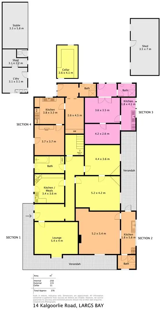 Floorplan of Homely house listing, 14 Kalgoorlie Road, Largs Bay SA 5016