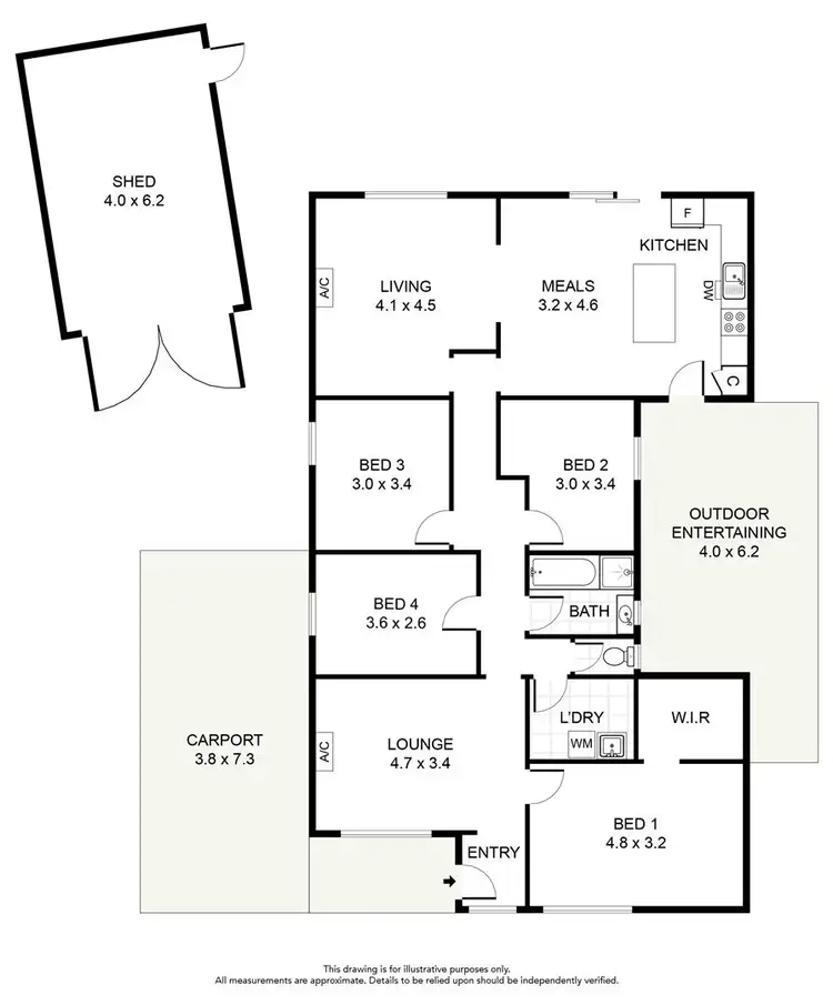 Floorplan of Homely house listing, 17 Willochra Street, Largs North SA 5016