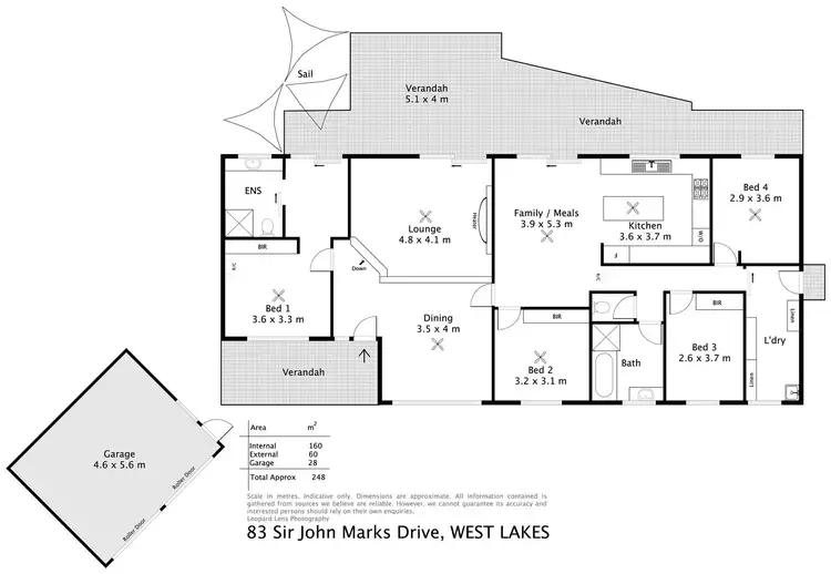Floorplan of Homely house listing, 83 Sir John Marks Drive, West Lakes SA 5021