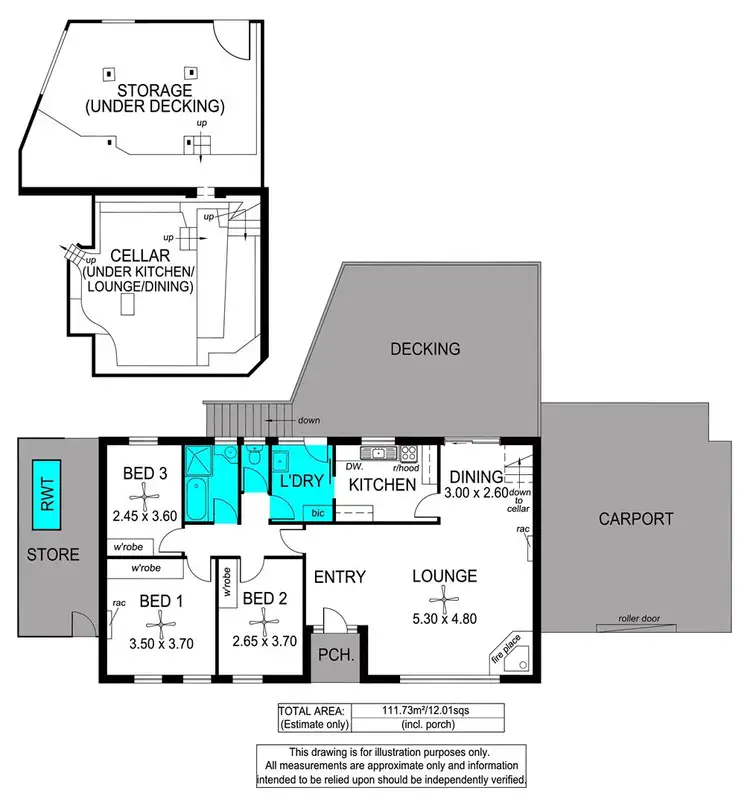 Floorplan of Homely house listing, 7 Ingomar Court, Hallett Cove SA 5158