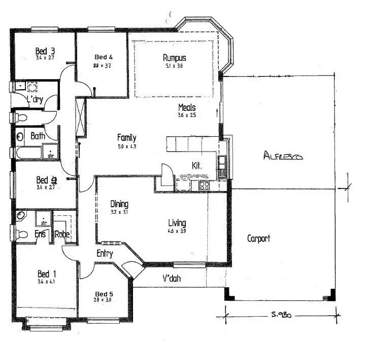 Floorplan of Homely house listing, 14, Hancock Road, Kapunda SA 5373