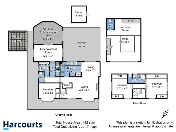 Floorplan of Homely house listing, 17 Hampton Court, Huonville TAS 7109