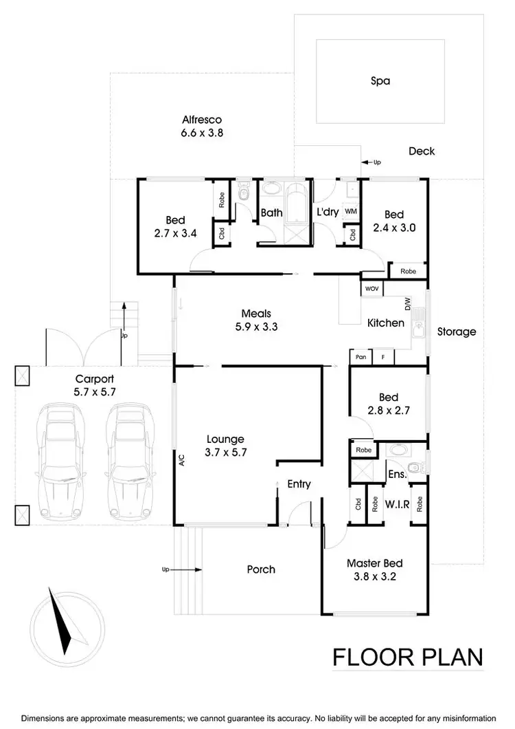 Floorplan of Homely house listing, 69 Harold Street, Wantirna VIC 3152