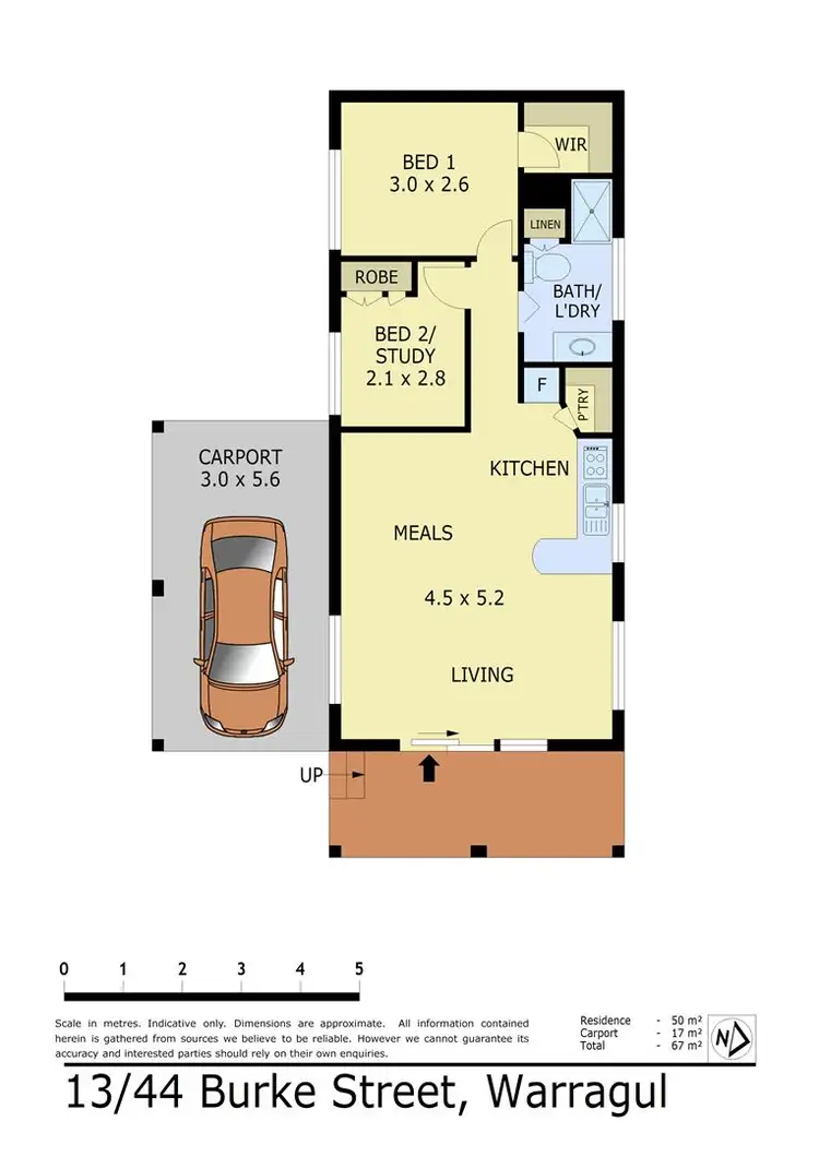 Floorplan of Homely retirement listing, 13/44 Burke Street, Warragul VIC 3820