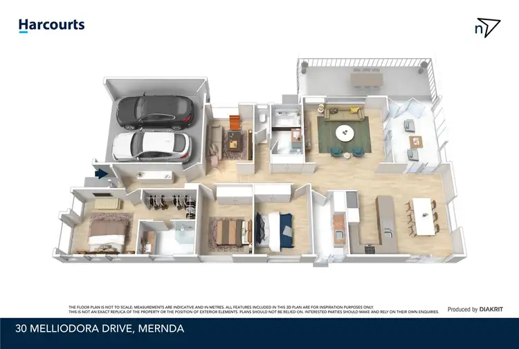 Floorplan of Homely house listing, 30 Melliodora Drive, Mernda VIC 3754