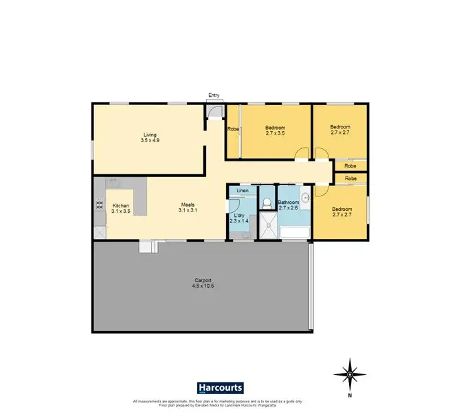 Floorplan of Homely house listing, 8 Mather Street, Wangaratta VIC 3677