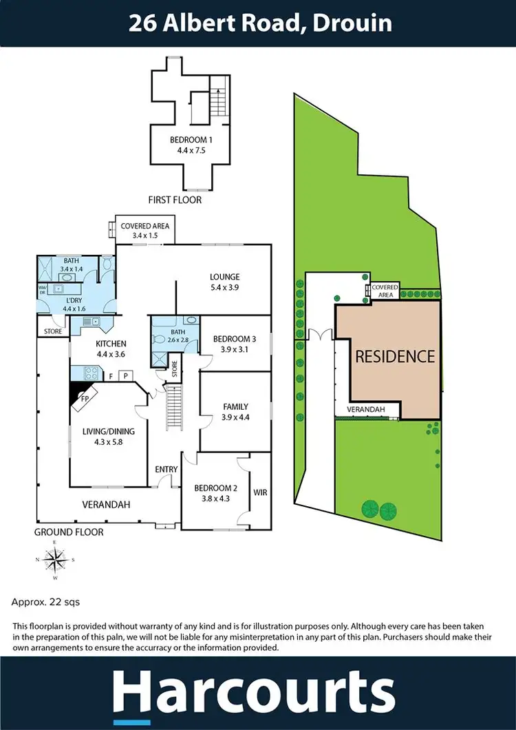 Floorplan of Homely house listing, 26 Albert Road, Drouin VIC 3818