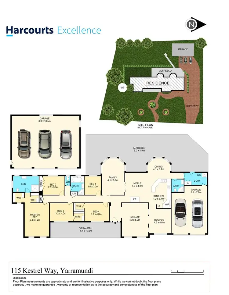Floorplan of Homely house listing, 115 Kestrel Way, Yarramundi NSW 2753