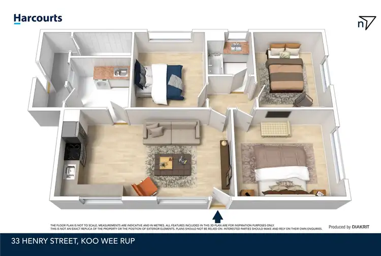 Floorplan of Homely house listing, 33 Henry Street, Koo Wee Rup VIC 3981