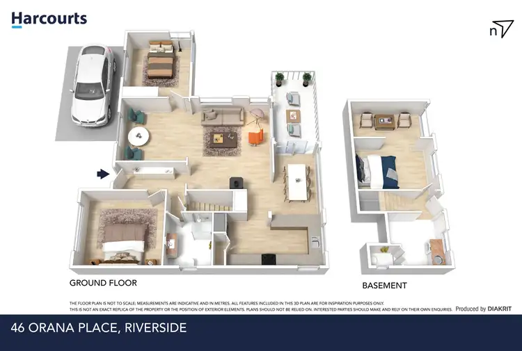 Floorplan of Homely house listing, 46 Orana Place, Riverside TAS 7250