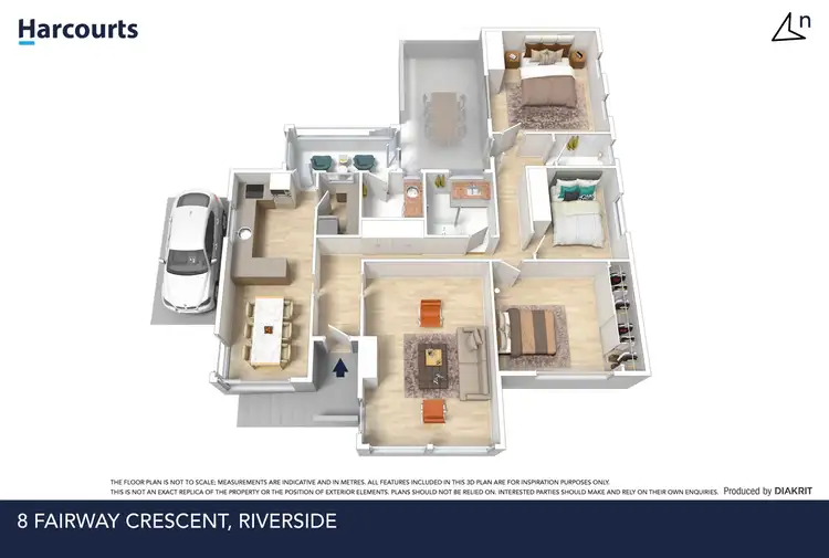 Floorplan of Homely house listing, 8 Fairway Crescent, Riverside TAS 7250