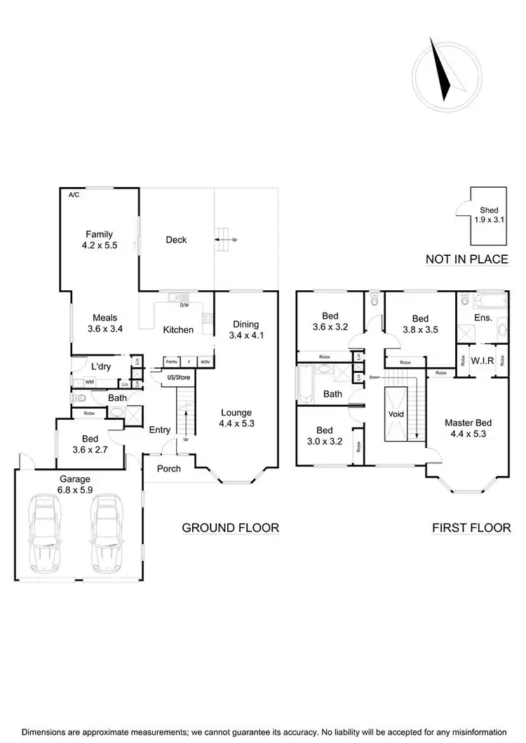 Floorplan of Homely house listing, 5 Paperbark Place, Knoxfield VIC 3180