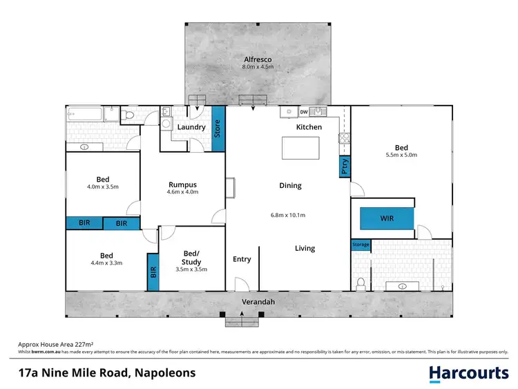 Floorplan of Homely house listing, 17a Nine Mile Road, Napoleons VIC 3352