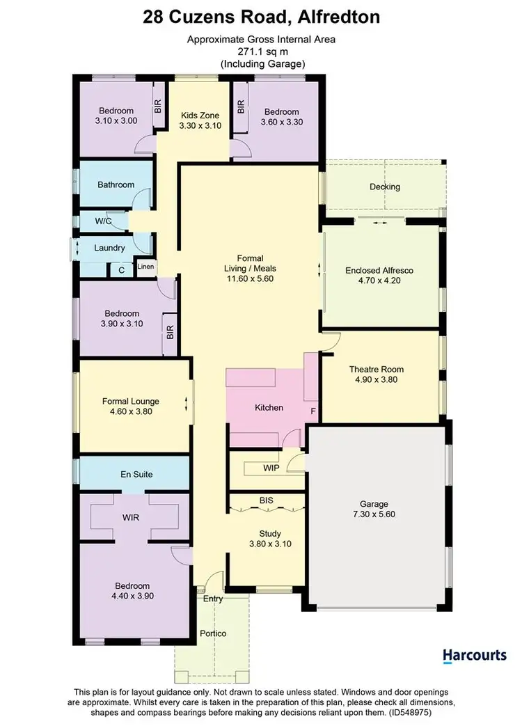 Floorplan of Homely house listing, 28 Cuzens Road, Alfredton VIC 3350