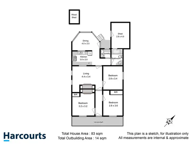 Floorplan of Homely house listing, 151 Patrick Street, West Hobart TAS 7000