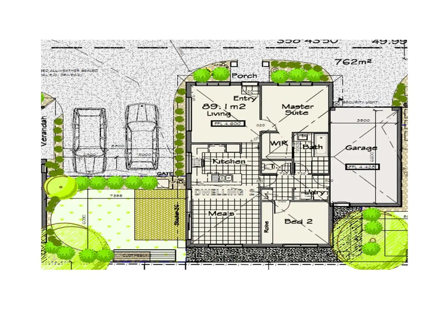 Floorplan of Homely unit listing, 2/2-4 Edward Street, Hastings VIC 3915