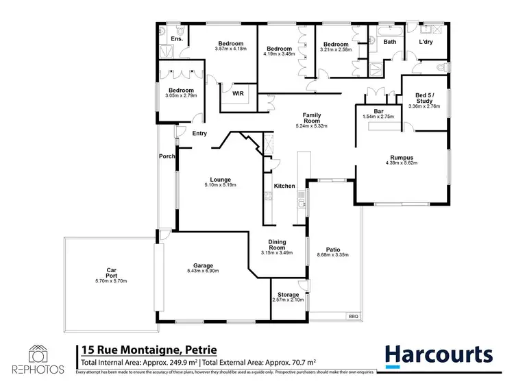Floorplan of Homely house listing, 15 Rue Montaigne, Petrie QLD 4502