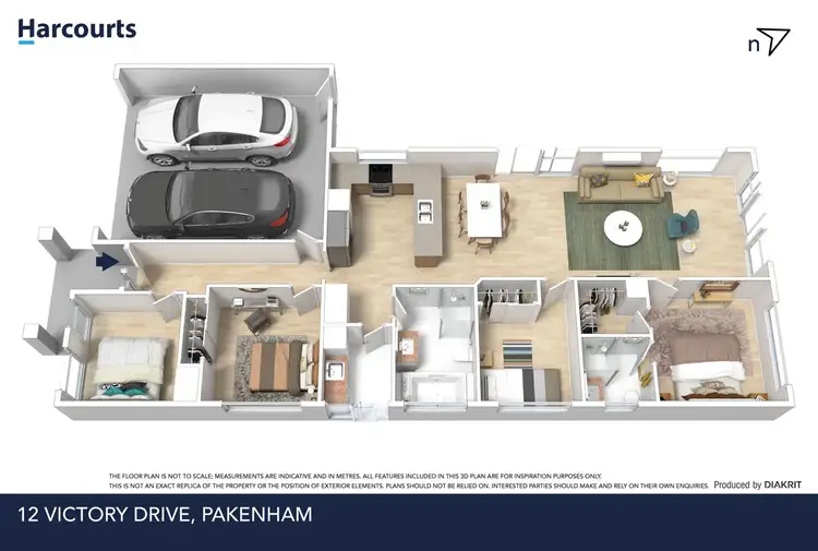 Floorplan of Homely house listing, 12 Victory Drive, Pakenham VIC 3810
