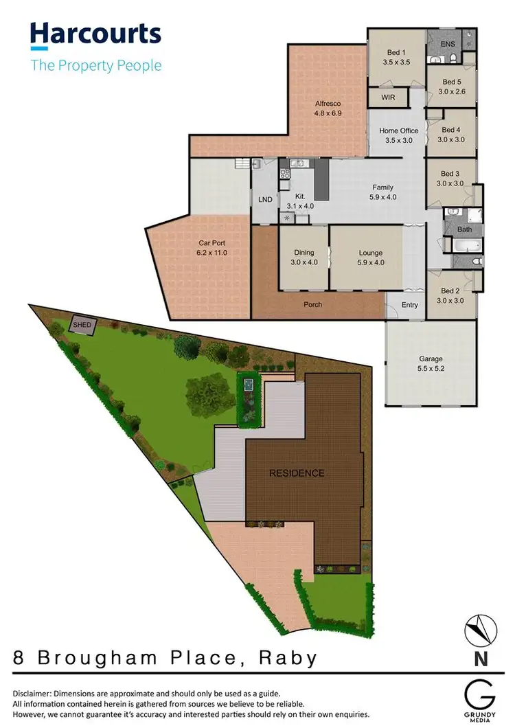 Floorplan of Homely house listing, 8 Brougham Place, Raby NSW 2566