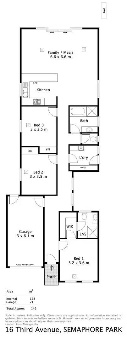 Floorplan of Homely house listing, 16 Third Avenue, Semaphore Park SA 5019