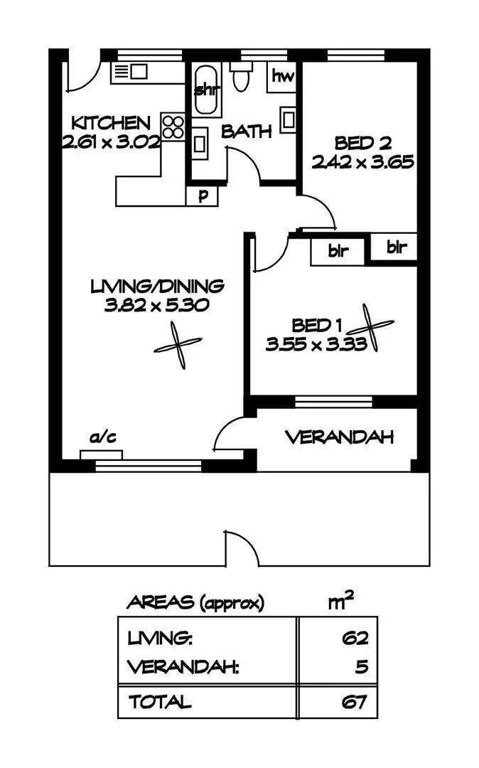 Floorplan of Homely unit listing, 11/33 Angus Avenue, Edwardstown SA 5039
