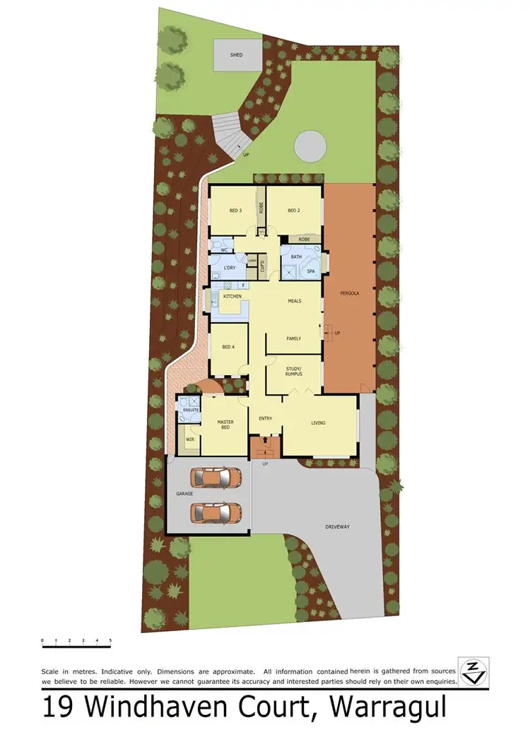 Floorplan of Homely house listing, 19 Windhaven Court, Warragul VIC 3820