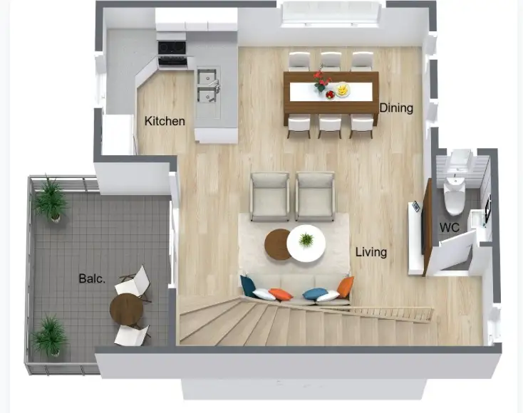 Floorplan of Homely house listing, 5/69-71 Reinhold Cres, Chermside QLD 4032