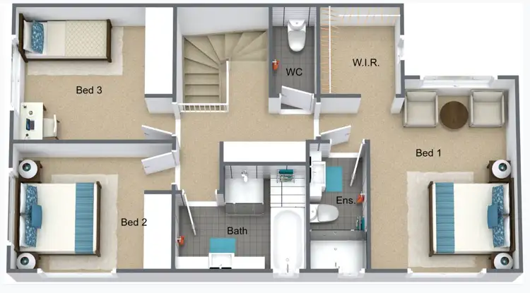Floorplan of Homely townhouse listing, 6/69-71 Reinhold Cres, Chermside QLD 4032