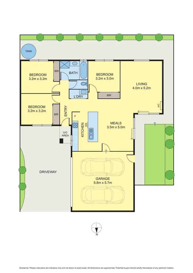Floorplan of Homely unit listing, A/3 Waverley Street, Broadmeadows VIC 3047