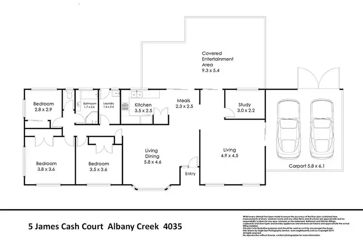Floorplan of Homely house listing, 5 James Cash Court, Albany Creek QLD 4035