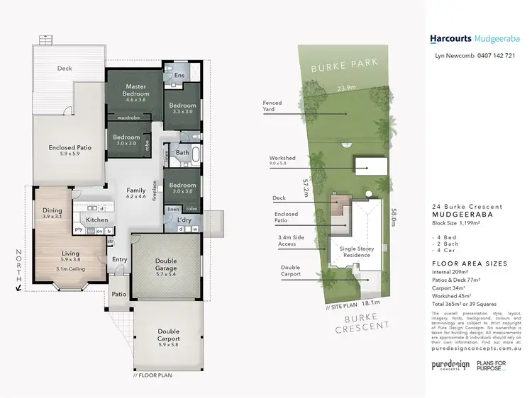 Floorplan of Homely house listing, 24 Burke Crescent, Mudgeeraba QLD 4213