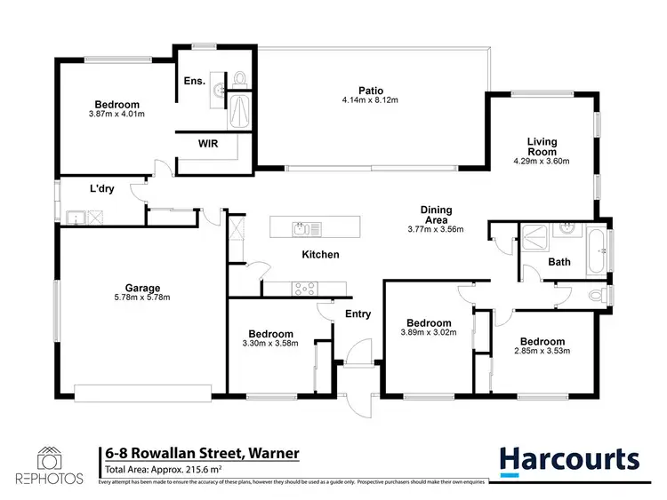 Floorplan of Homely house listing, 6-8 Rowallan Street, Warner QLD 4500