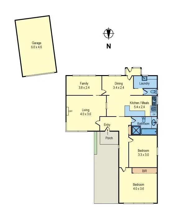 Floorplan of Homely house listing, 7 Roberts Court, Brighton East VIC 3187