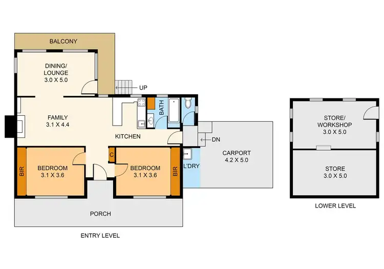 Floorplan of Homely house listing, 38 Bruce Crescent, Ferntree Gully VIC 3156