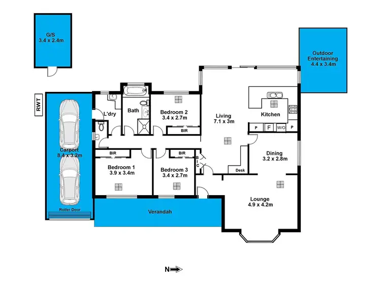 Floorplan of Homely house listing, 1A Francis Avenue, Glengowrie SA 5044